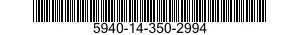 5940-14-350-2994 TERMINAL,FEEDTHRU 5940143502994 143502994