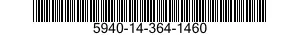 5940-14-364-1460 TERMINAL,FEEDTHRU 5940143641460 143641460