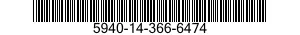 5940-14-366-6474 TERMINAL,FEEDTHRU 5940143666474 143666474