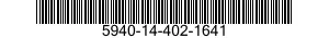 5940-14-402-1641 TERMINAL,QUICK DISCONNECT 5940144021641 144021641