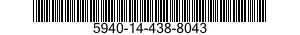 5940-14-438-8043 TERMINAL,FEEDTHRU 5940144388043 144388043