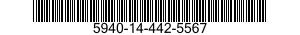 5940-14-442-5567 FERRULE,METALLIC SHIELDED CABLE,GROUNDING 5940144425567 144425567