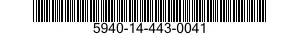 5940-14-443-0041 TERMINAL,STUD 5940144430041 144430041