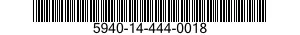 5940-14-444-0018 TERMINAL STRIP,GROUNDING 5940144440018 144440018