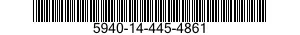 5940-14-445-4861 TERMINAL,QUICK DISCONNECT 5940144454861 144454861