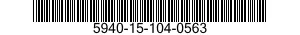 5940-15-104-0563 TERMINAL,LUG 5940151040563 151040563