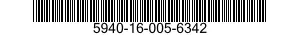 5940-16-005-6342 FERRULE,ELECTRICAL CONDUCTOR 5940160056342 160056342