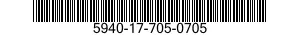 5940-17-705-0705 POST,BINDING,ELECTRICAL 5940177050705 177050705