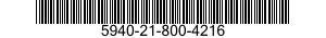 5940-21-800-4216 TERMINAL,STUD 5940218004216 218004216