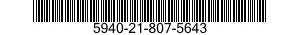 5940-21-807-5643  5940218075643 218075643