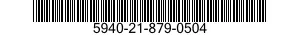 5940-21-879-0504 POST,ELECTRICAL-MECHANICAL EQUIPMENT 5940218790504 218790504