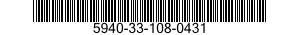 5940-33-108-0431 TERMINAL,LUG 5940331080431 331080431