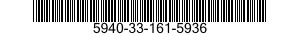 5940-33-161-5936 TERMINAL,FEEDTHRU 5940331615936 331615936