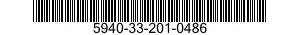 5940-33-201-0486 TERMINAL,FEEDTHRU 5940332010486 332010486