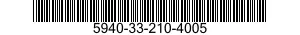 5940-33-210-4005 TERMINAL,QUICK DISCONNECT 5940332104005 332104005