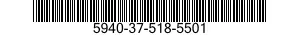 5940-37-518-5501 TERMINAL STRIP,GROUNDING 5940375185501 375185501