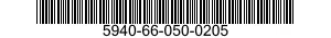 5940-66-050-0205 FERRULE,ELECTRICAL CONDUCTOR 5940660500205 660500205