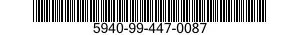 5940-99-447-0087 PIN,TERMINAL 5940994470087 994470087