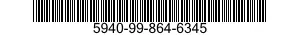 5940-99-864-6345 TERMINAL,QUICK DISCONNECT 5940998646345 998646345