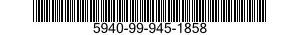 5940-99-945-1858 TERMINAL STRIP,GROUNDING 5940999451858 999451858