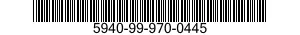 5940-99-970-0445 SPLICE,CONDUCTOR 5940999700445 999700445