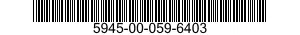 5945-00-059-6403 RELAY,ELECTROMAGNETIC 5945000596403 000596403