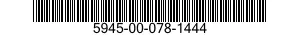 5945-00-078-1444 FLASHER,THERMAL 5945000781444 000781444