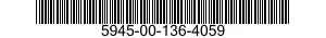 5945-00-136-4059 RELAY,ELECTROMAGNETIC 5945001364059 001364059