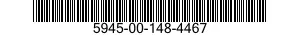 5945-00-148-4467 RELAY,ELECTROMAGNETIC 5945001484467 001484467