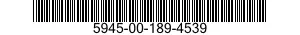 5945-00-189-4539 RELAY,ELECTROMAGNETIC 5945001894539 001894539