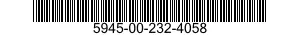 5945-00-232-4058 RELAY,ELECTROMAGNETIC 5945002324058 002324058