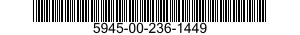 5945-00-236-1449 RELAY,ELECTROMAGNETIC 5945002361449 002361449