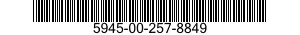 5945-00-257-8849 RELAY,ELECTROMAGNETIC 5945002578849 002578849