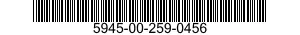 5945-00-259-0456 RELAY,ELECTROMAGNETIC 5945002590456 002590456