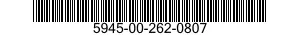 5945-00-262-0807  5945002620807 002620807