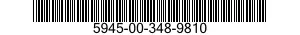 5945-00-348-9810  5945003489810 003489810