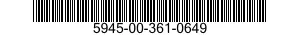 5945-00-361-0649  5945003610649 003610649