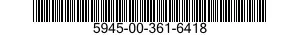 5945-00-361-6418  5945003616418 003616418