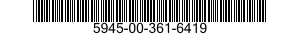 5945-00-361-6419  5945003616419 003616419