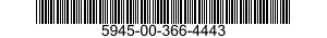 5945-00-366-4443  5945003664443 003664443