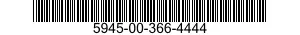 5945-00-366-4444  5945003664444 003664444