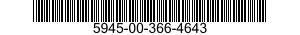 5945-00-366-4643  5945003664643 003664643
