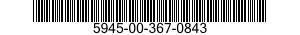 5945-00-367-0843 RELAY,THERMAL 5945003670843 003670843