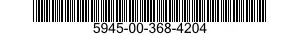 5945-00-368-4204 RELAY ASSEMBLY,UNDERVOLTAGE 5945003684204 003684204