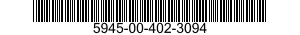 5945-00-402-3094 RELAY ASSEMBLY 5945004023094 004023094