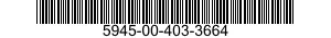 5945-00-403-3664 RELAY,ELECTRICAL 5945004033664 004033664