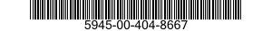 5945-00-404-8667 RELAY,ELECTROMAGNETIC 5945004048667 004048667