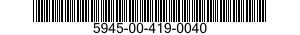 5945-00-419-0040  5945004190040 004190040