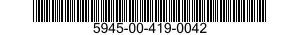 5945-00-419-0042  5945004190042 004190042