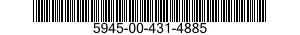 5945-00-431-4885 RELAY,ELECTROMAGNETIC 5945004314885 004314885